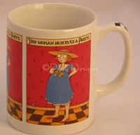 Mary Engelbreit THIS WOMAN DESERVES A PARTY Coffee Mug
